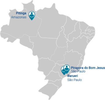 Mineração Taboca mapa unidades